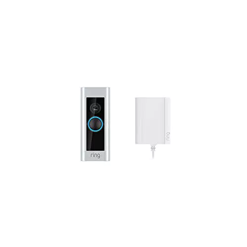 Ring Video Doorbell Pro con alimentatore plug-in di Amazon