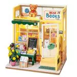Rolife Tempo Libero Libro Nook kit FAI DA TE Casa Delle Bambole Decorazione Della Camera per Ragazzi Ragazzi Donne DG152 Mind-Find Bookstore