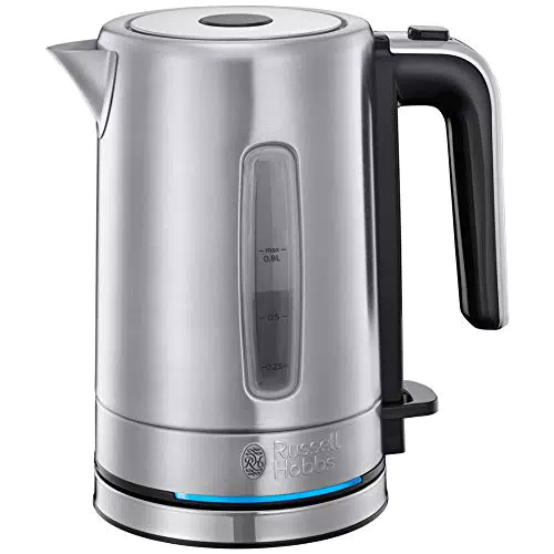 Russell Hobbs Bollitore acqua elettrico con filtro anticalcare rimovibile e lavabile, 3 tazze