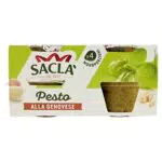 Saclà, Pesto alla Genovese 4xME, Condimento per Pasta e per Arricchire i Tuoi Piatti