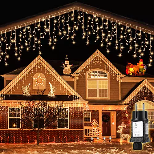SALCAR 5m LED Luci Stringa 24 stringe, 50-80cm/ogni + 3m Cavo di alimentazione