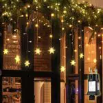 SALCAR Tenda a LED a forma di fiocco di neve 108 LEDs