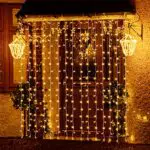 SALCAR Tenda con catena di Luci LED, 3 x 3 m