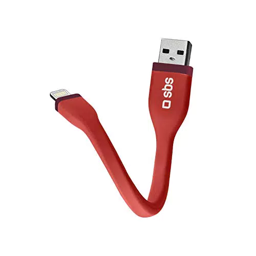 SBS Micro Cavo Dati e Ricarica 12 cm, Connettori Lightning - USB