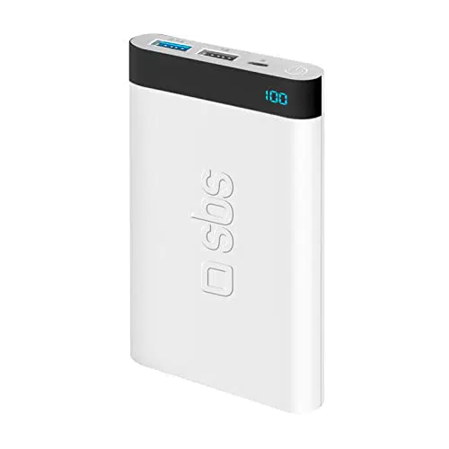 SBS Power Bank Pocket Caricabatterie Portatile a Ricarica Rapida da 5000 mAh