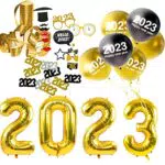 Set di decorazioni XXL di Capodanno 2022 - con palloncini