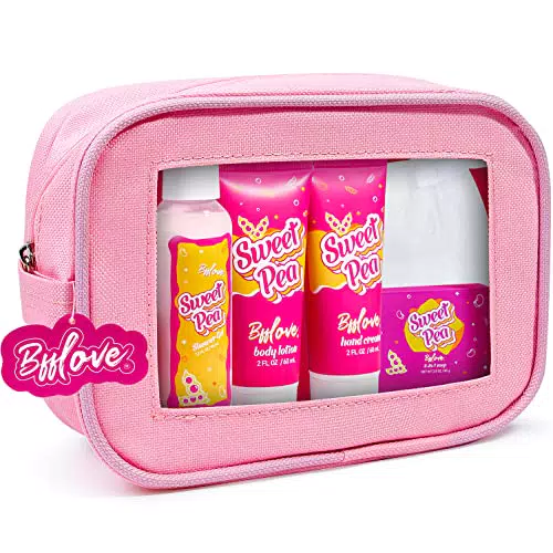 Set Donna da Bagno 6 PCS, Kit Coccole Include Lozione Maniozione Corpo