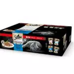 Sheba Delicatezze in Gelatina, Tonno, Salmone, Pesce Bianco e Merluzzo