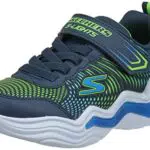 Skechers Erupters IVneaker, Navy Textile/Synthetic/Lime & Royal Trim