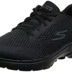 Skechers Go Walk 6 Bold Visioncarpe Donna, Black Textile/Trim
