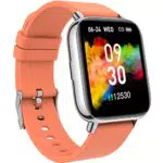 Smartwatch Uomo Donna, Orologio Fitness Tracker 1, 69'' Full Touch Schermomart Watch Impermeabile IP68 Activity Tracker con Cardiofrequenzimetro Sonno Monitoraggio Contapassi per Android iOS Arancia