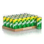 Sprite 24 Lattine da 330 ml, Gusto Lemon-lime, A Basso Contenuto di Zuccheri