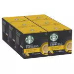 Starbucks Blonde Espresso Roast di Nescafe Dolce Gusto Caffè Espresso Dalla Tostatura Leggera 6 Confezioni da 12 Capsule