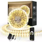 Striscia LED Dimmerabile 10Maxcio Striscia LED Bluetooth Bianco Caldo a Freddo Regolabile 2800-7000K
