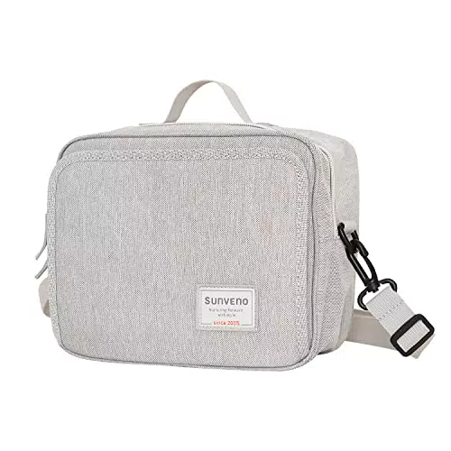 SUNVENO Borsa per pannolini, impermeabile, borsa per pannolini da viaggio