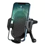 Supporto Cellulare Auto, HOMSCAM Porta Telefono Auto con Design Triangolare Stabile, 360°di Rotazione Supporto Smartphone per Auto Compatibile con iPhone 13/12/11 Pro Max/Samsung Xiaomi Redmi
