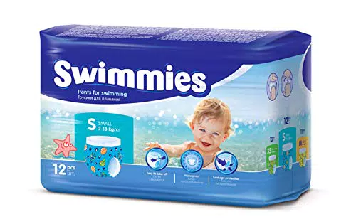 Swimmies tg S 7-13 Kg Pannolini per Piscina