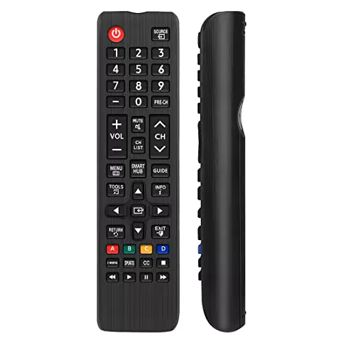 Telecomando Universale per Samsung Smart tv Compatibile con Tutti i Modelli Samsung LCD LED HDTV 3D Smart TV