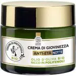 Tesori di Provenza Crema Viso Anti-età Notte BIO, Crema di Giovinezza