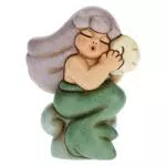 THUN - Bomboniera Sirena Magica con Capelli Viola e Conchiglia - Linea Bomboniere - Ceramica - 5