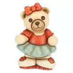 THUN - Soprammobile Teddy Bimba sui Pattini - Bomboniera - Cameretta Bambini - Linea I Classici - Formato Piccolo - Ceramica - 7