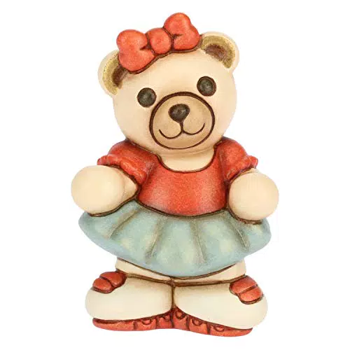 THUN - Soprammobile Teddy Bimba sui Pattini - Bomboniera - Cameretta Bambini - Linea I Classici - Formato Piccolo - Ceramica - 7