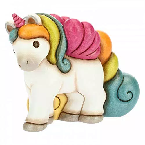 THUN - Soprammobile Unicorno in Posa - Accessori per la Casa - Linea Unicorno - Formato Medio