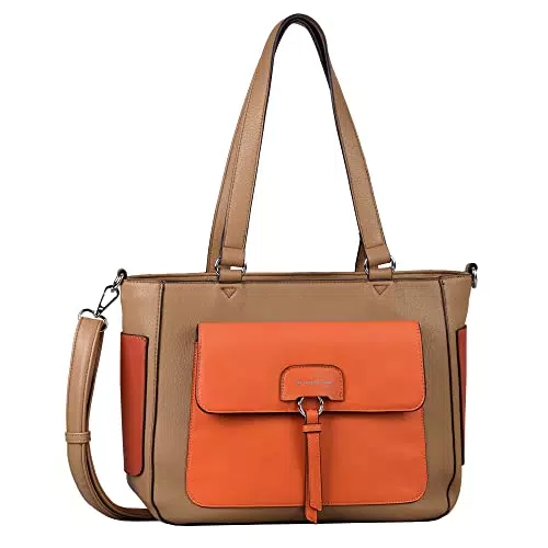 TOM TAILOR Bonnie, Zip Shopper M Donnaix Nougat