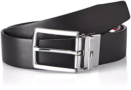 Tommy Hilfiger Cintura Uomo Denton Reversible 3.5 in Pelle