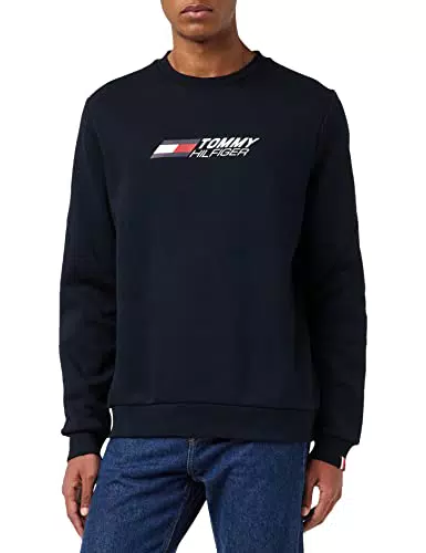 Tommy Hilfiger Essentials Crew Felpe, Desert Sky