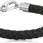 Tommy Hilfiger Jewelry Braccialetto da Uomo In Pelle Nero - 2700510