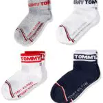 Tommy Hilfiger Kids' Quarter Sport Socks 4 Pack QUARTIERI