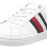 Tommy Hilfiger Scarpe Donna Corp Webbing Sneaker in Pelle