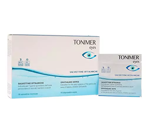Tonimer Salviettine Oftalmiche Occhio Infiammato, 16 Pezzi