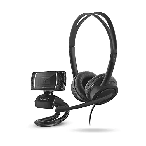 Trust Doba Set 2-in-1 Cuffie con Microfono e Webcam HD
