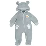 Tute da Neve Nenato Tuta Invernale Neonato Pagliaccetto Invernale con Cappuccio Tutine in Pile Ragazzi Ragazze Cappotto con Cerniere Caldo Giacca Outfits per Bambino 1-3 Mesi