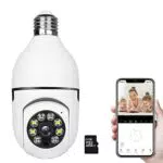 TuyaF1 Telecamera WiFi Interno con scheda SD, bianco