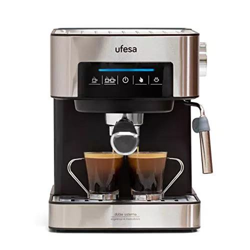 Ufesa Ce7255 -Macchina Espresso per Caffè Macinato O Cialde e Cappuccini