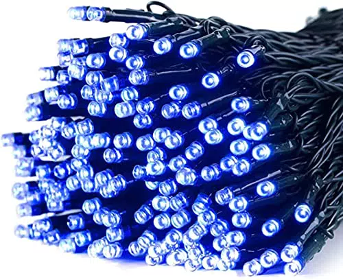 Luci Natale Batteria di Esterno, Ulinek 40M 300LED Luci Albero di Natale a Batteria Luci Natalizie 8 modalità IP44 Stringa Luci Led per Interno Giardino Camere da Letto Casa Feste