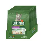 Ultima Cibo per Gatti Sterilizzati Adulto con Pollo: Pack 8 x 800g - Total 6