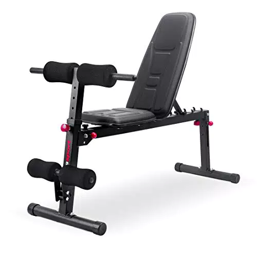 Ultrasport TR-5 Pro Compact, panca pieghevole, panca professionale e attrezzo sportivo multifunzione per casa