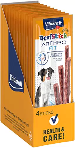 Vitakraft Snack per cani Beef Stick Arthro Fit, 10 confezioni da 4 pezzi