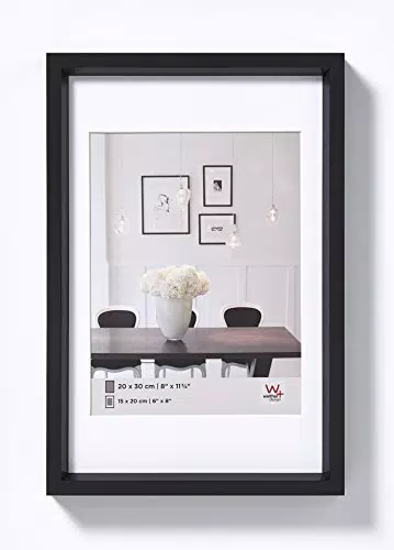 Walther Design ES030B Steel Style Cornice Foto da Parete in Plastica