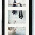 Walther Design HO338B Home Corniceegno, Nero, 3X 13 x 18 cm