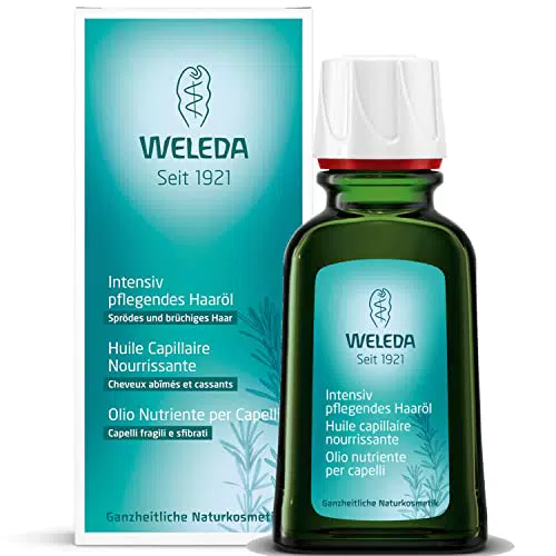 Weleda Olio Nutriente per Capelli, trattamento che nutre in profondità il cuoio capelluto e previene le doppie punte per capelli secchi e spenti