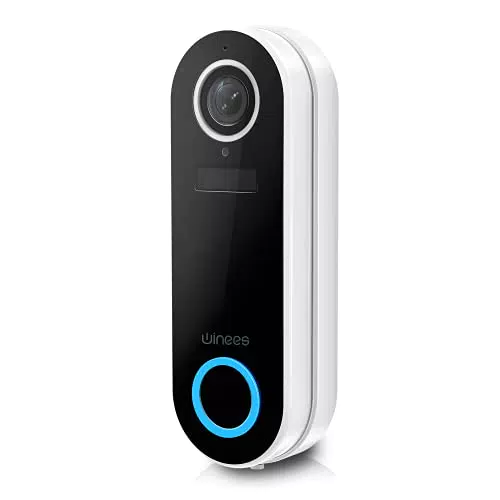 winees 1080P Video Campanello Wirelessmart Videocitofono wifi per Esterno Visione 180°