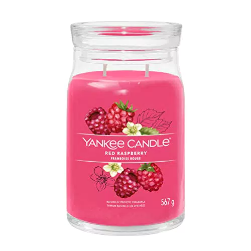 Yankee Candle Signature candela profumata, Lampone Rosso in giara grande