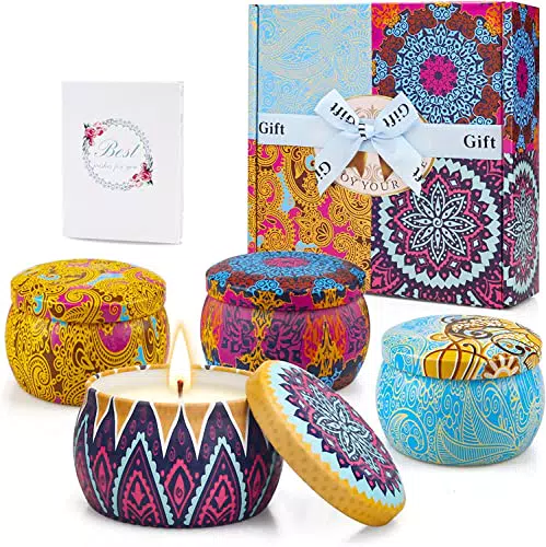 Yinuo Candle Candele Profumate Regalo, Regalo Donna
