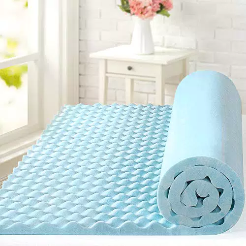 ZINUS Coprimaterasso Swirl Gel in memory foam rinfrescante