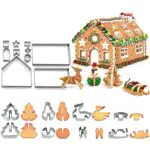 18 pezzi Taglia biscotti Natalizi Set, tagliabiscotti